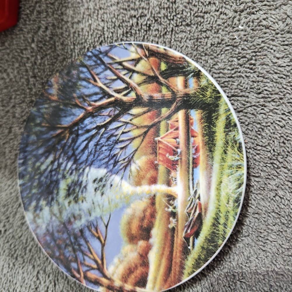2 small Terry  Redlin  plates 4 inch